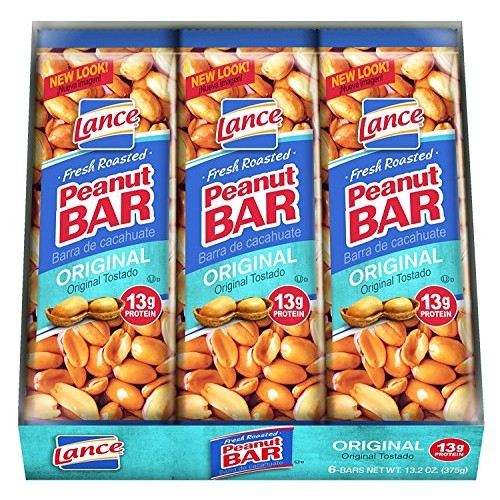 Lance Peanut Individually Wrapped Bars - Pack Of 24