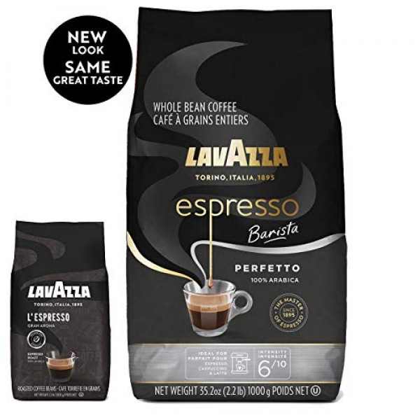 Lavazza Espresso Gran Crema Whole Bean Coffee, Medium, 2.2 lbs