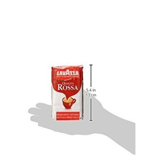 Lavazza Qualita Rossa - Caffe Ground Espresso, 8.8-Ounce Bag Pa