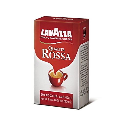 Lavazza Qualita Rossa - Caffe Ground Espresso, 8.8-Ounce Bag Pa