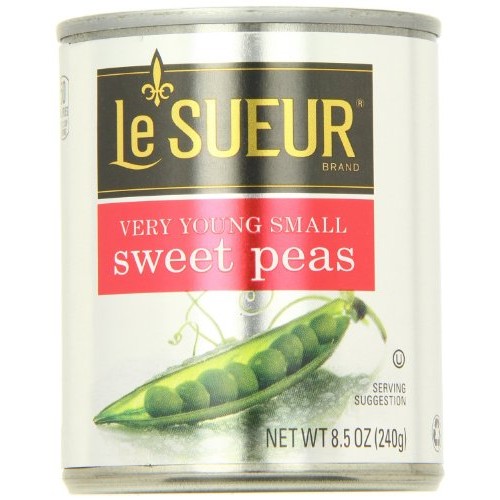 Le Sueur Very Young Small Sweet Peas 8.5 Ounce Pack Of 6