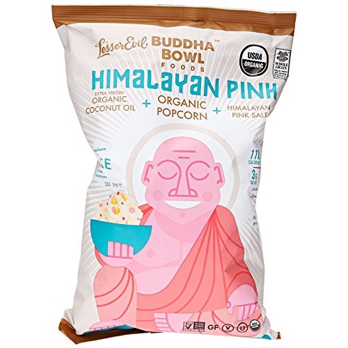 Lesser Evil Buddha Bowl Himalayan Pink Organic Popcorn, 5 Oz