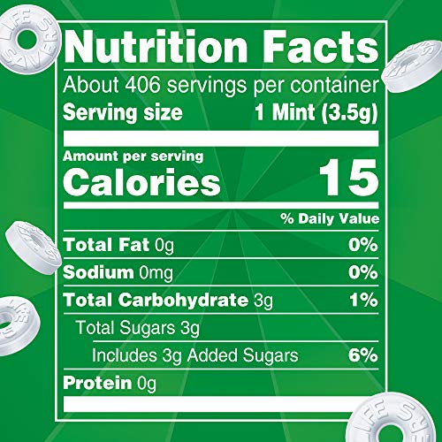 Life Savers Mints Wint-O-Green Hard Candy 50-Ounce Party Size Ba