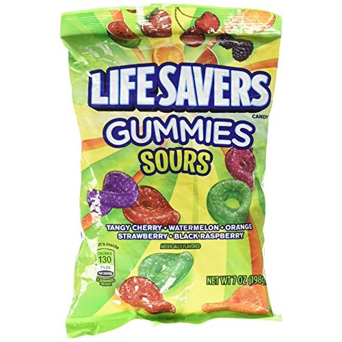 Lifesavers Gummies Candy Sours, 5 Flavors 7 Oz Pack Of 1