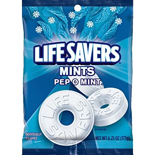 Life Savers Pep O Mint Candy Bag, 6.25 Ounce 12 Packs