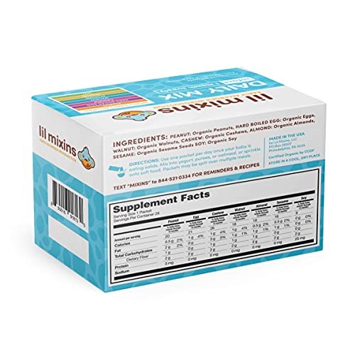 Lil Mixins Early Allergen Introduction Powder, Daily Mix | Peanu...