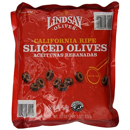 Lindsay Sliced Black Ripe Olives, 33 Ounce