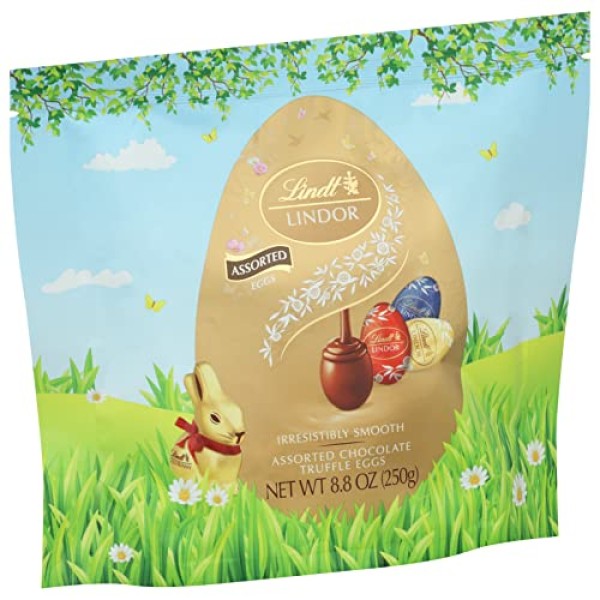 Lindt LINDOR Assorted Chocolate Truffle Eggs, Assorted C