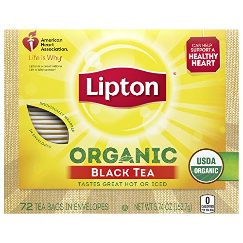 Lipton Tea Bags For A Iced Or Hot Tea Organic Black Tea Iced Or