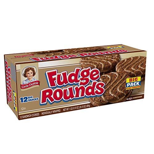 Little Debbie Fudge Rounds - 12 Ct. Pack Of 2