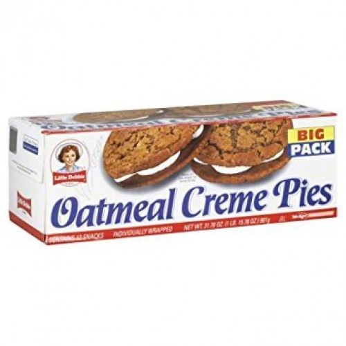 Little Debbie Oatmeal Big Pack Creme Pies, 31.78 Oz (Pack ...