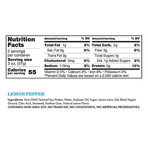 Loma Linda Tuno - Plant-Based Lemon Pepper, 12 Pack