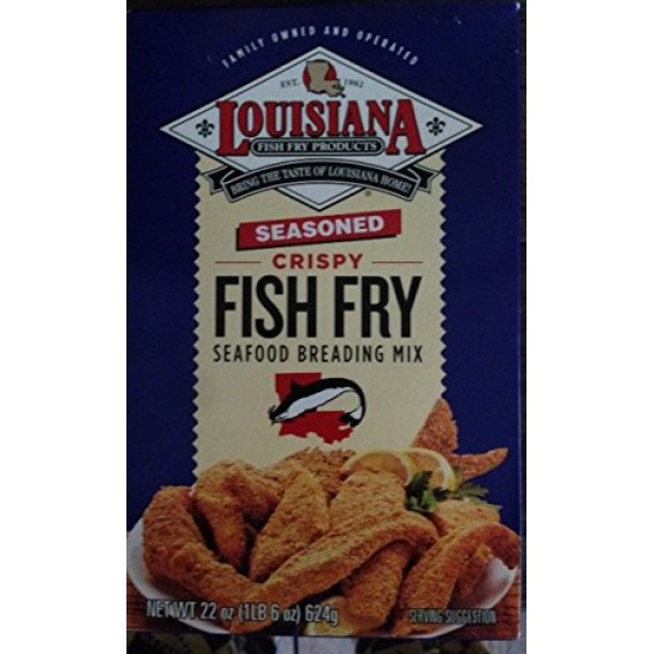 Louisiana Fish Fry Products Batter Mix, Chicken, Seasoned, Spicy Recipe - 22 oz