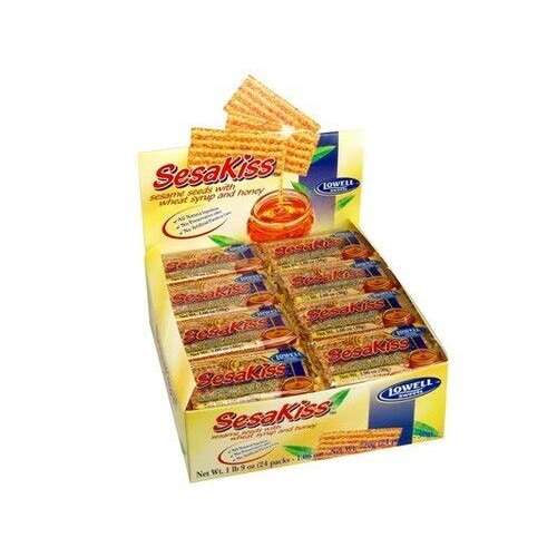 Lowell SESAKISS SESAME BAR HONEY 24x30g. Product of Poland.