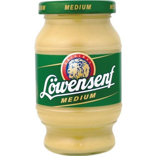 Lowensenf Medium Mustard In Jar, 9.3 Ounce