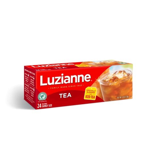 Luzianne Family Size Iced Tea Bags 24 Ct. Box Pack Of 6 Pp-Gr