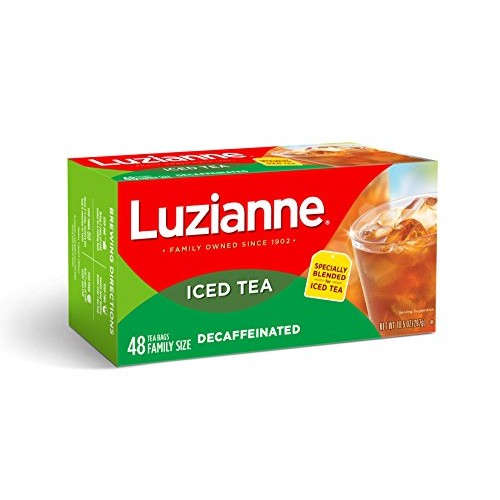 Luzianne Specially Blended For Iced Tea, Decaffeinated Family Si