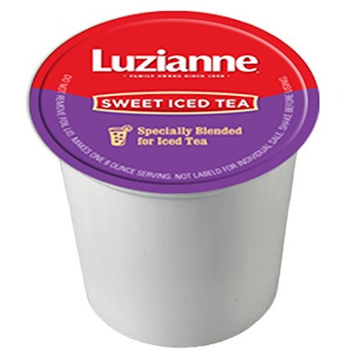 Luzianne Sweet Iced Tea, Single Serve Tea K-Cup, 12 Count