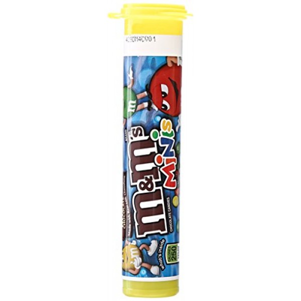 M&M'S MINIS Milk Chocolate Candy Tube, 1.08 oz.