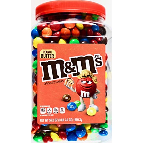 M&M'S Peanut Butter Chocolate Candy (55 Ounce), 55 oz - Kroger