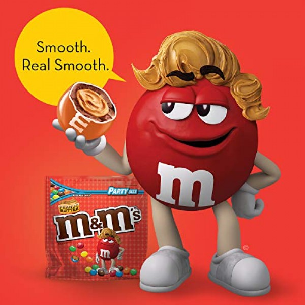 M&M's Peanut Butter Chocolate Candy Party Size Bag