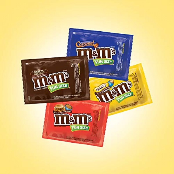 M&M's Candy Fun Size Packs - Milk Chocolate: 5LB Bag