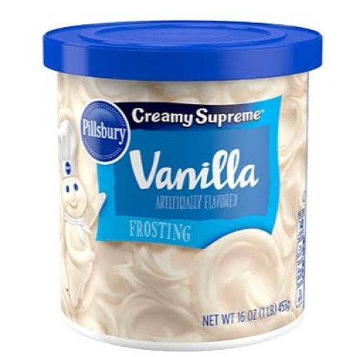 Pillsbury Creamy Supreme Frosting, Vanilla, White, and Chocolate...