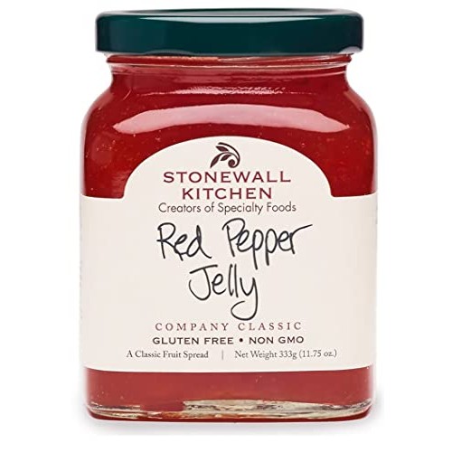 Red Pepper Jelly and Hot Pepper Jelly, 11.75 Ounce Pack of 2 -...