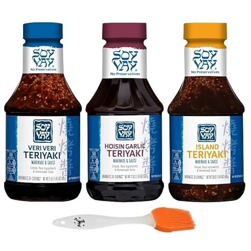 Soy Vay Marinade & Sauce, Veri Veri Teriyaki, Island Teriyaki, a...