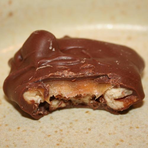 Chocolate Covered Caramel Nut Clusters, Turtles No-Melt Guarant