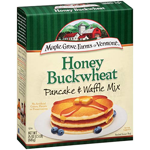 Maple Grove Farms Pancake &Amp; Waffle Mix, Honey Buckwheat, 24 Ounce