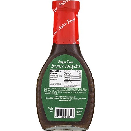 Maple Grove Farms Sugar Free Salad Dressing, Balsamic Vinaigrett