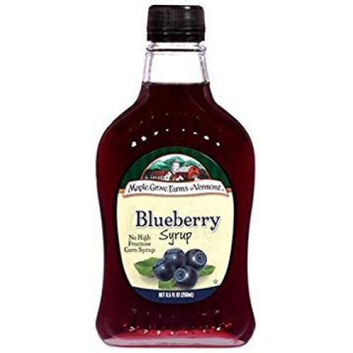 Maple Grove Farms Syrup Natural Blueberry 8.5 Oz Pack Of 2