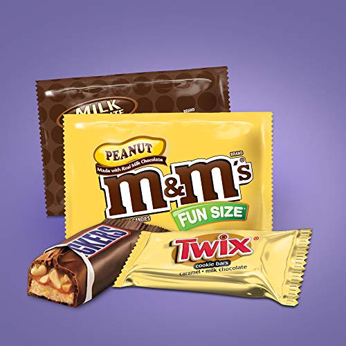 Snickers, M&Amp;Ms &Amp; Twix Fun Size Chocolate Candy Variety Mix, 33.