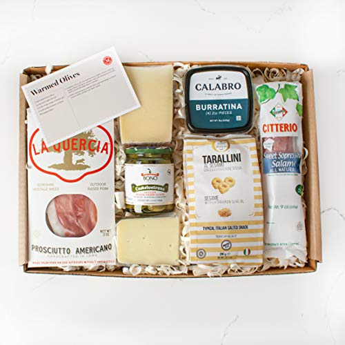 Martha Stewart Antipasto Classics Gift Basket - With Italian Che