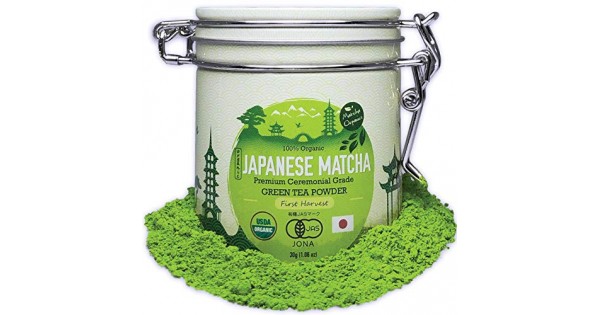 Matcha Organics - Premium Ceremonial Grade Matcha Green Tea Powder -  Authentic 1st Harvest Japanese Green Tea - USDA & JAS Organic - Perfect for