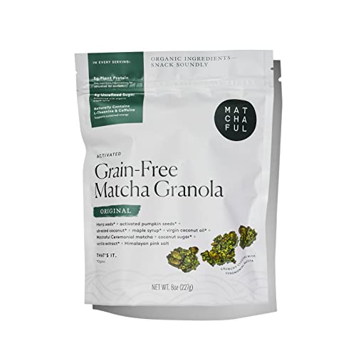 Matchaful - Original Matcha Granola. Activated, Grain-Free, Orga...