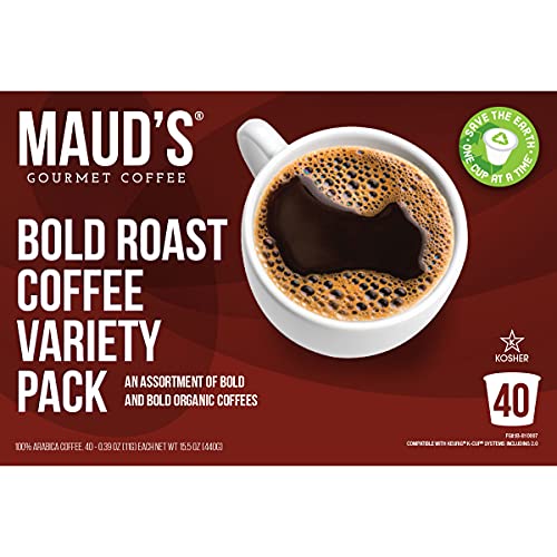 Mauds Bold &Amp; Dark Roast Variety Pack 8 Blend Variety Pack, 40