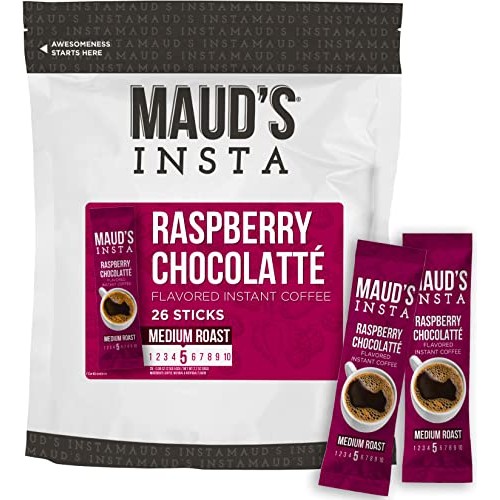 Mauds Instant Raspberry Chocolate Coffee Raspberry Choco Latte...