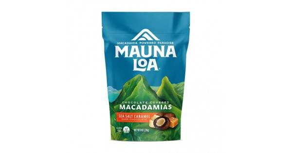 Mauna Loa Sea Salt Caramel Dark Chocolate Covered Macadamia Nuts 4 oz