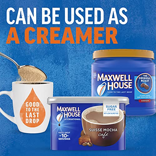 Maxwell House Suisse Mocha Cafe Sugar-Free Beverage Mix 4.1 Oz