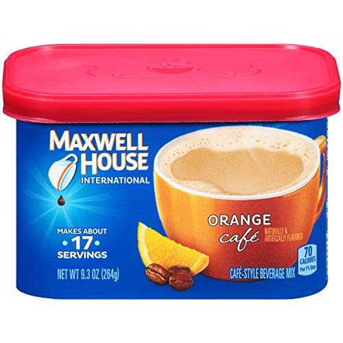 Maxwell House International Orange Cafe Instant Coffee 9.3 Oz C