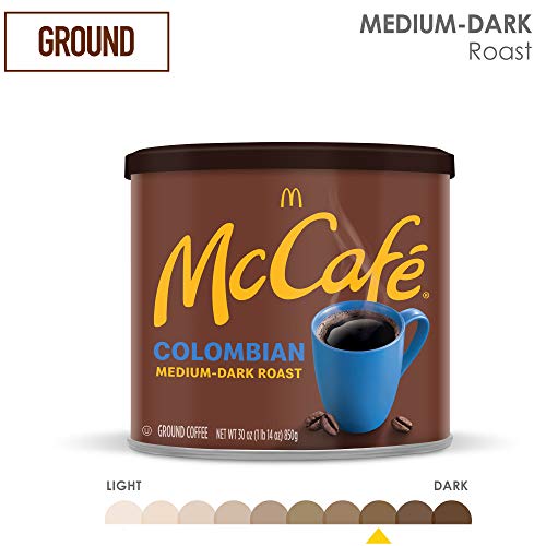 Mccafe Colombian, Medium Roast Ground Coffee, 30 Oz Canister