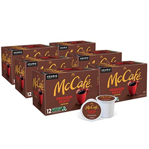 McCafe Premium Roast Medium Roast Single Serve Coffee K Cups
