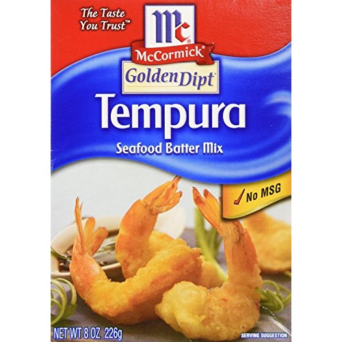 Mccormick Golden Dipt Tempura Seafood Batter Mix 8 Ounces Pack