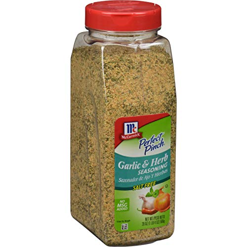 Mccormick Perfect Pinch Garlic &Amp; Herb Salt-Free Seasoning, 19 Oz