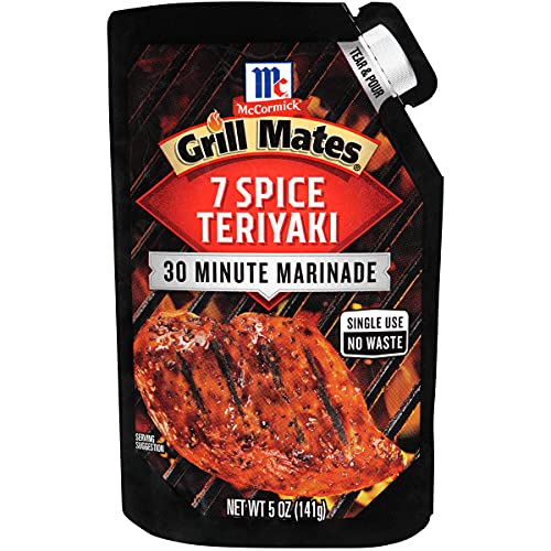 Mccormick Grill Mates 7 Spice Teriyaki Single Use Marinade, 5 Oz