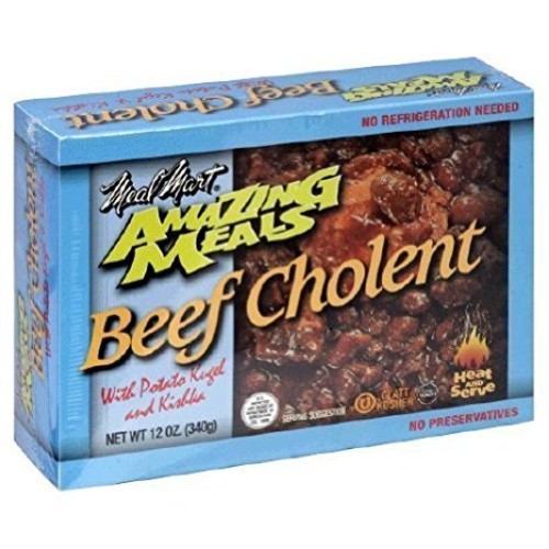 Meal Mart Beef Cholent With Potato Kugel &Amp; Kishka 12 Oz. Pk Of 6.