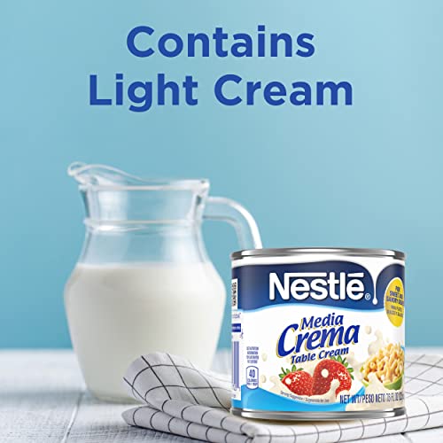 Media Crema 50% Less Fat Lite Table Cream, 7.6 Fl Oz