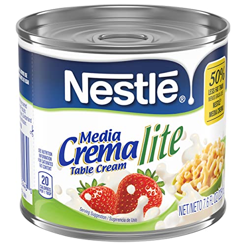 Media Crema 50% Less Fat Lite Table Cream, 7.6 Fl Oz